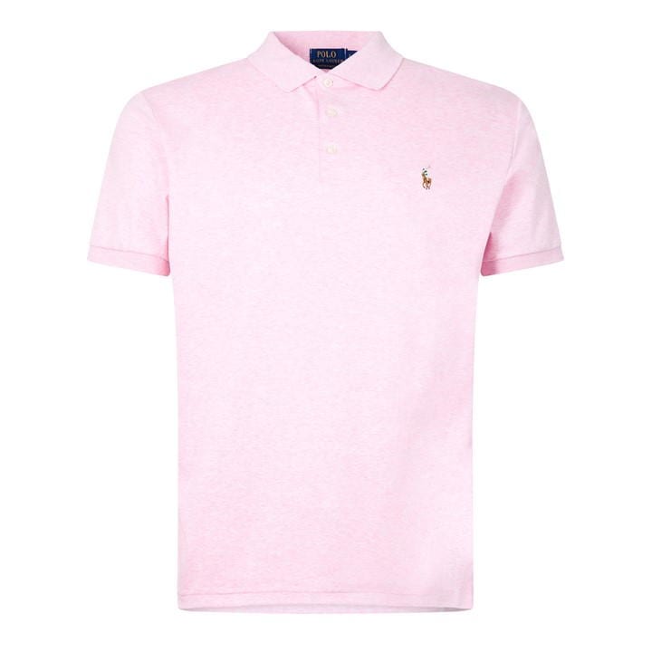 Polo Ralph Lauren Olo Ralph Lauren Slim Fit Pima Polo Shirt In Pink