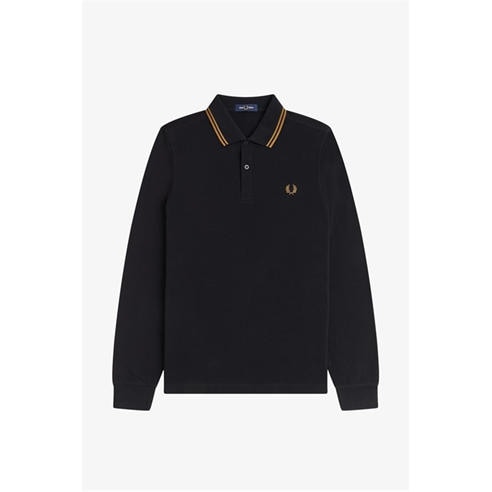 Fred Perry - Long Sleeve Twin Tipped Polo Shirt