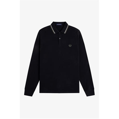 Fred Perry - Long Sleeve Twin Tipped Polo Shirt