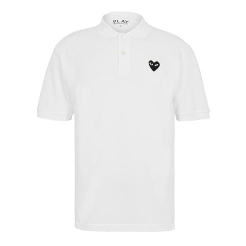 COMME DES GARCONS PLAY - Embroidered Logo Polo Shirt