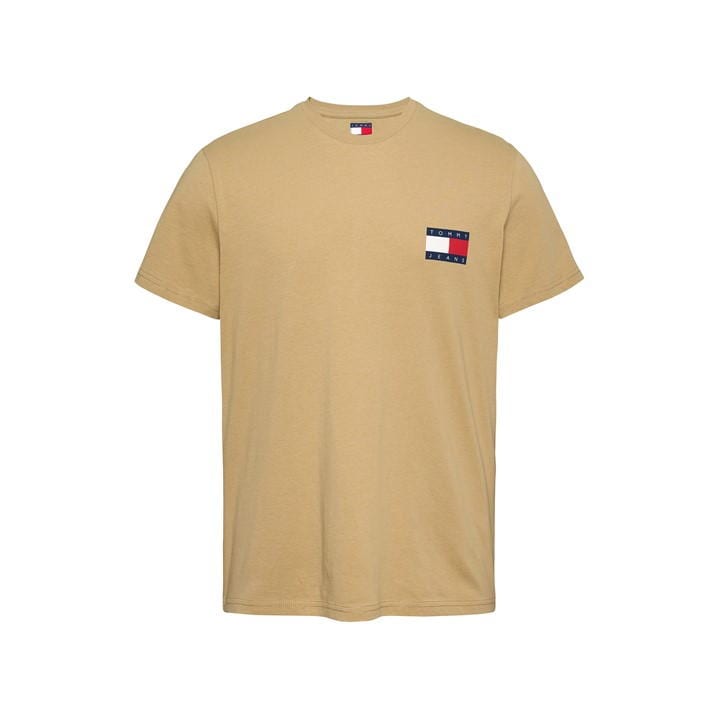 TOMMY JEANS M SLIM ESSENTIAL FLAG TEE EX