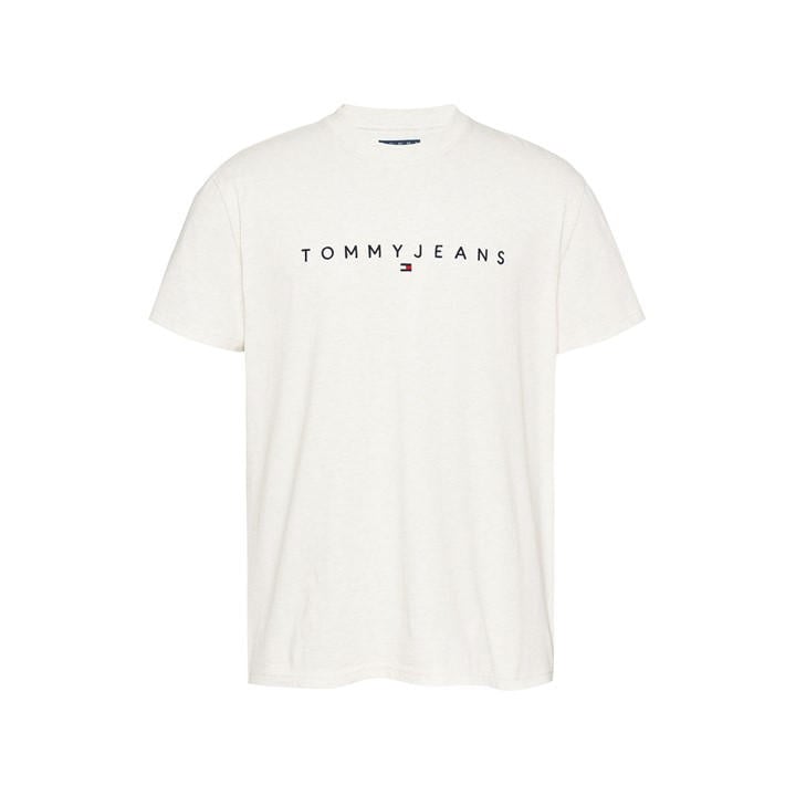 TOMMY JEANS M REG LINEAR LOGO TEE EX