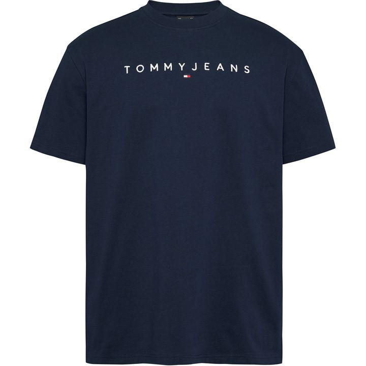 TOMMY JEANS M REG LINEAR LOGO TEE EX
