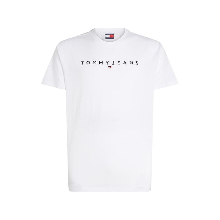 TOMMY JEANS M REG LINEAR LOGO TEE EX