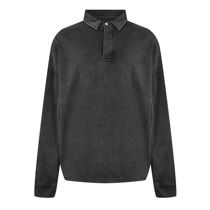 FIRETRAP MENS WASHED RUGBY