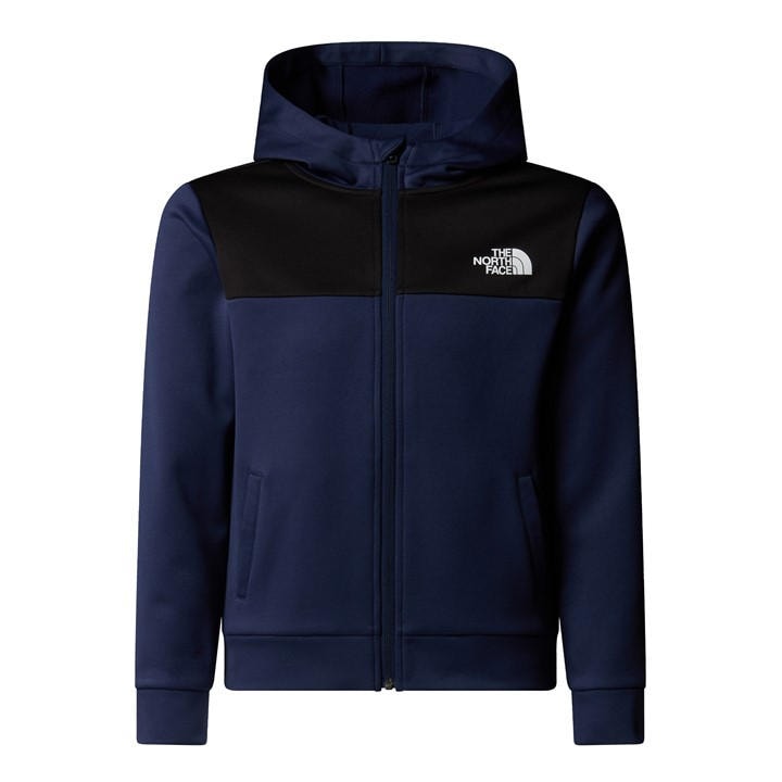 The North Face Unisex Kids Blue Reaxion Fleece Hoodie Junior Large