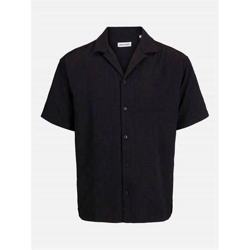 Jack and Jones - Men's Resort Short Sleeve Plain Shirt