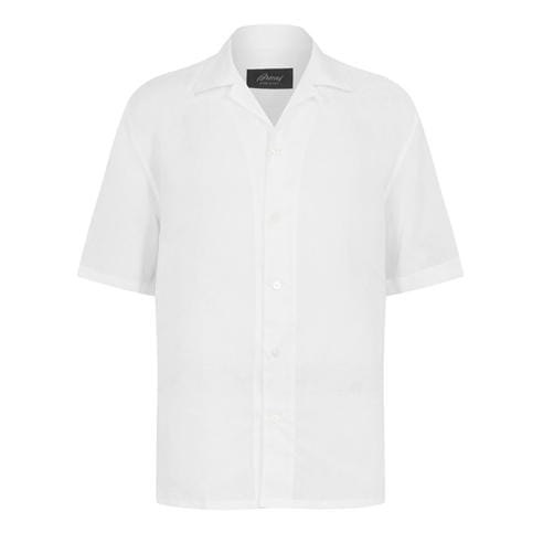 BRIONI - Men's Cuban Long Sleeve Dress Shirt
