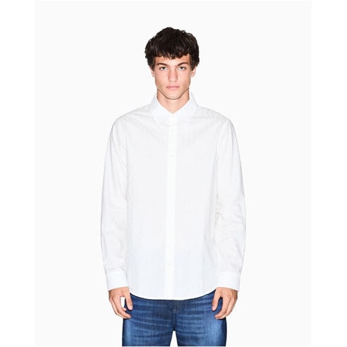 Armani Exchange - Men's Long Sleeve Plain Shirt