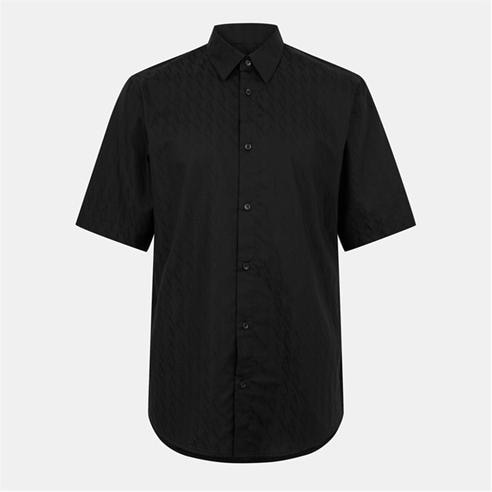 Armani Exchange - Men's Short-Sleeve Plain Shirt