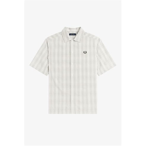 Fred Perry - Men's Patterned Short Sleeve Shirt