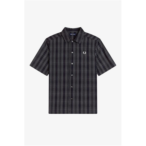 Fred Perry - Men's Patterned Short Sleeve Shirt