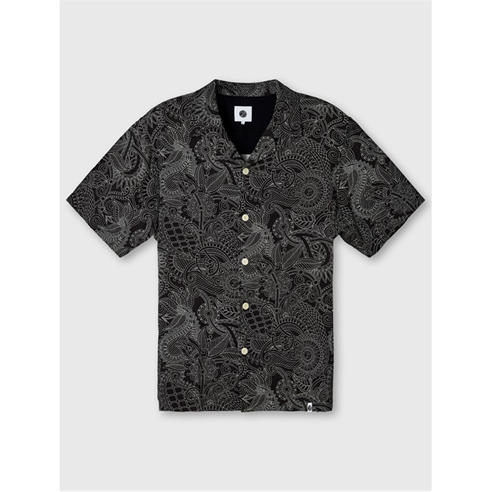 Pretty Green - Men's Patterned Short Sleeve Shirt