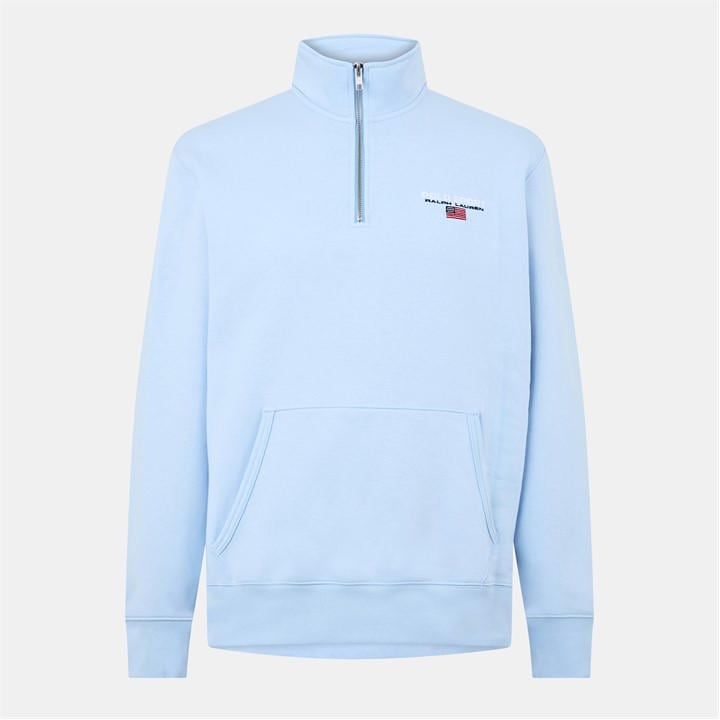 POLO SPORT BY RALPH LAUREN IDE LOGO QUARTER ZIP PULL OVER FLEEC