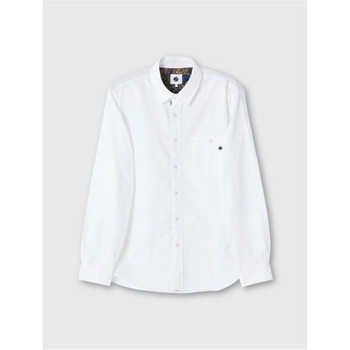 Pretty Green - Men's Long-Sleeve Plain Shirt
