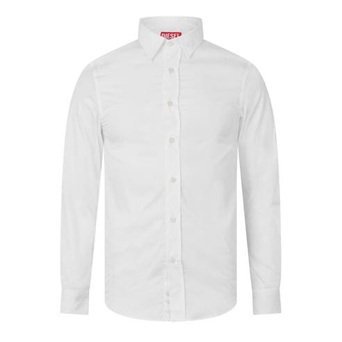 Diesel - Men's S-Benny-Cl Long-Sleeve Plain Shirt