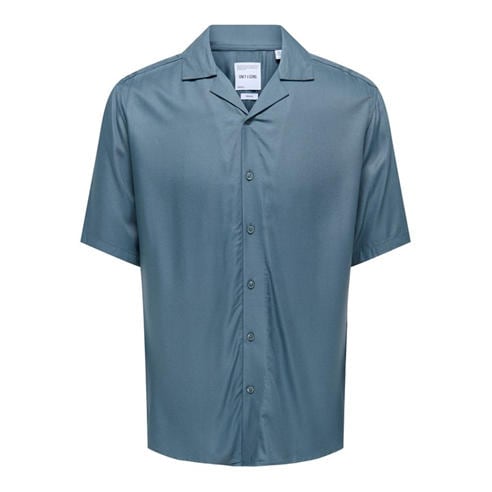 Only - Men's Short-Sleeve Plain Shirt