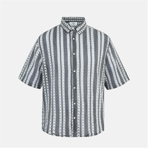 Firetrap - Men's Short-Sleeve Patterned Shirt