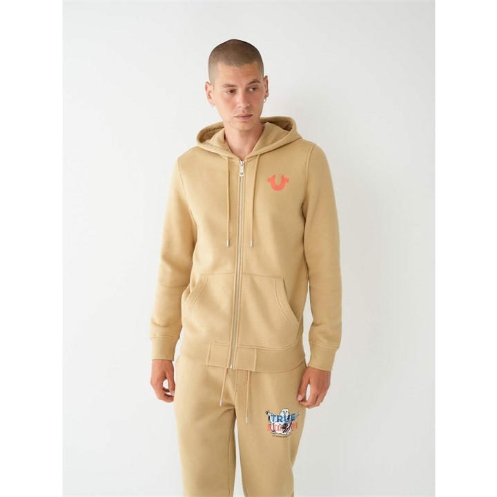 TRUE RELIGION BUDDHA ZIP HOODIE MENS