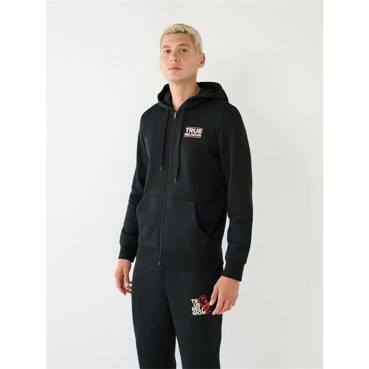 TRUE RELIGION BUDDHA ZIP UP HOODIE MENS