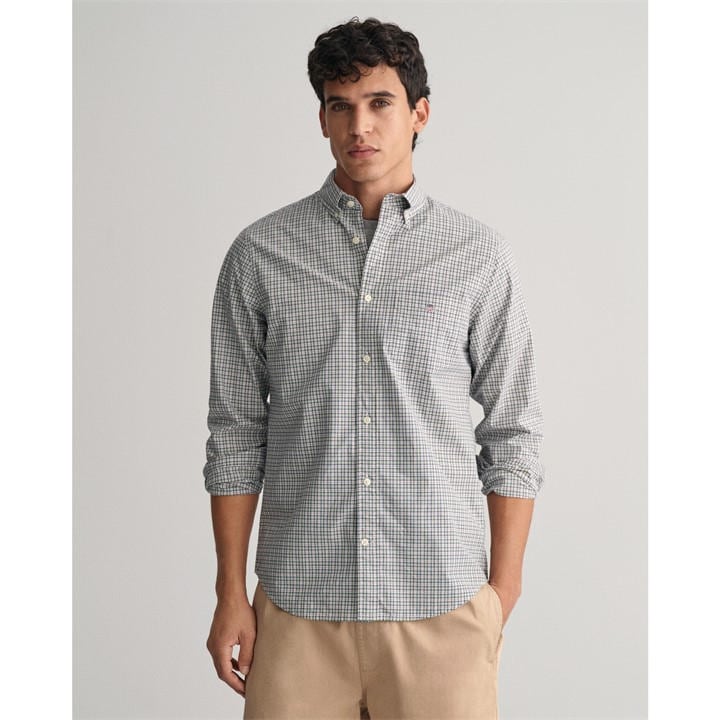 GANT MICRO CHECK POPLIN SHIR