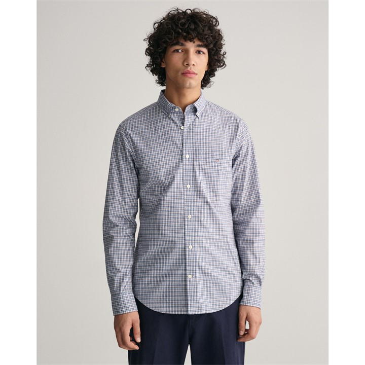 GANT MICRO CHECK POPLIN SHIR