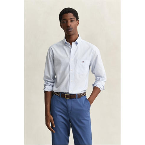 Gant - Mens Gingham Long Sleeve Patterned Shirt