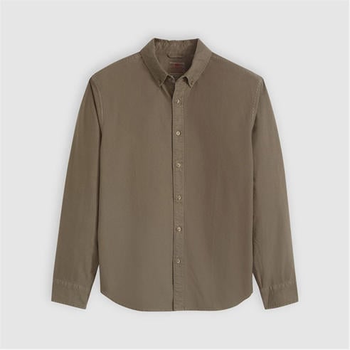 Levis - Men's Plain Long Sleeve Button Down Shirt