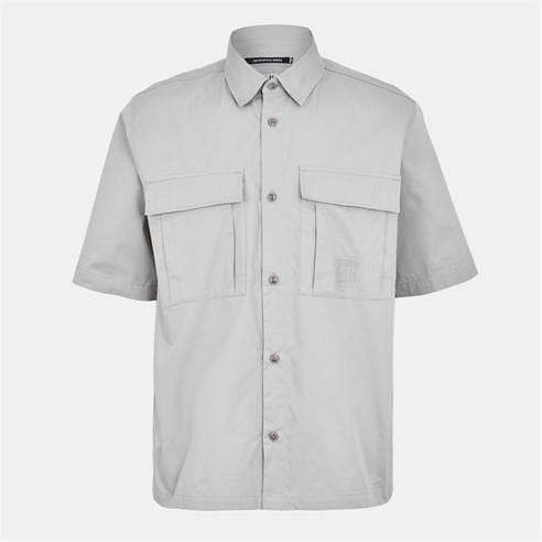 CP COMPANY METROPOLIS - Men's Short Sleeve Plain Shirt