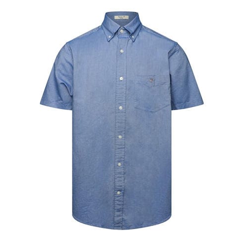 Gant - Gant Reg Oxford Ss Shirt Milky Matcha L