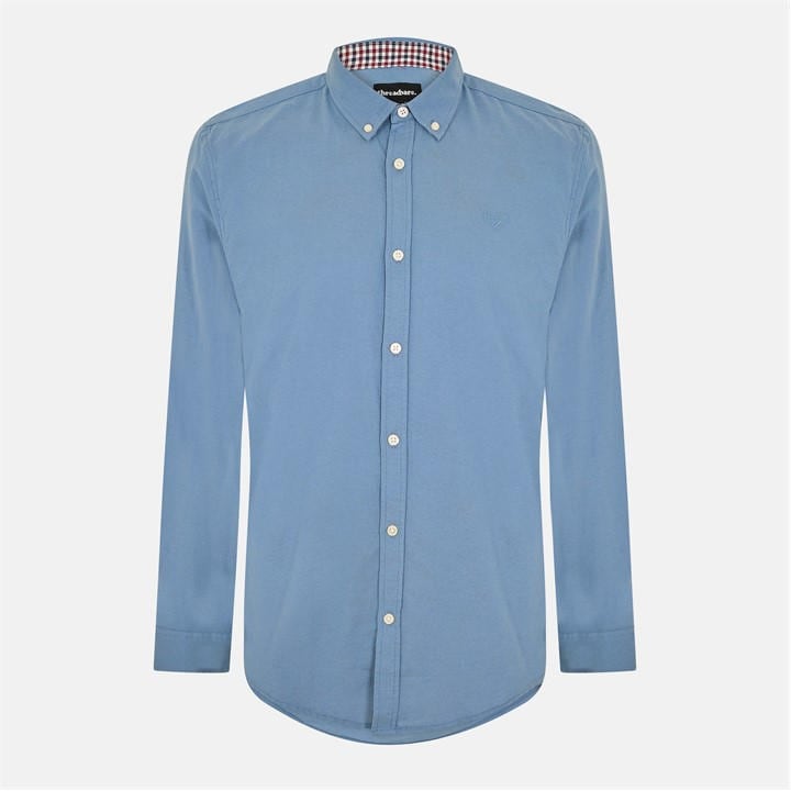 Threadbare 2 Pack Beaconsfield Long Sleeve Shirt Mens