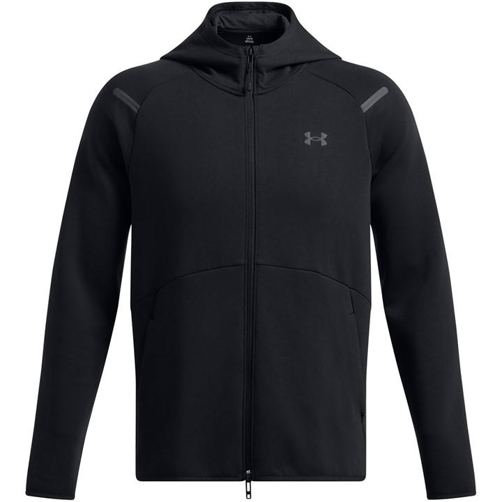 Under Armour Men's Black Armour Ua Unstoppable Flc Fz Hd Eu Fleece 2XL