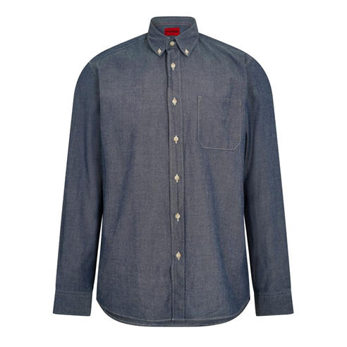 Hugo - Men's Ermann 10 Long Sleeve Oxford Shirt