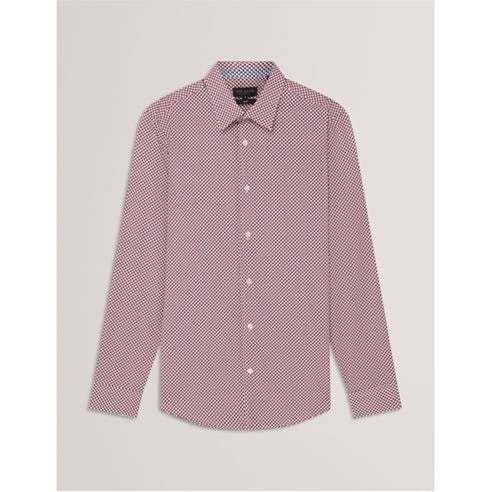 Ted Baker - Men's Long Sleeve Patterned Shirt