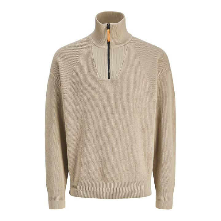 JACK & JONES HALF ZIP KNIT M
