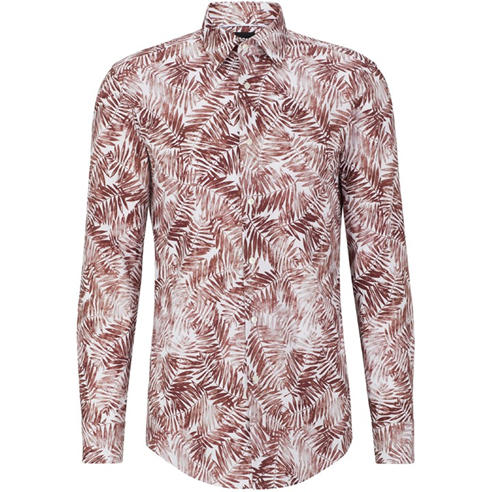 Boss - Men's H Hank Kent Long Sleeve Plain Shirt