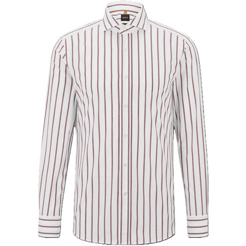 Boss - Men's T-Hays-Spread-C1-232 Plain Long-Sleeve Shirt