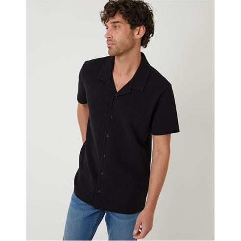 Threadbare - Men's Embley Short-Sleeve Patterned Shirt
