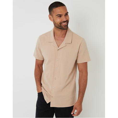 Threadbare - Men's Embley Short-Sleeve Patterned Shirt