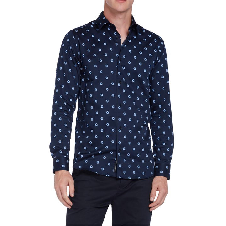 Ted Baker Floral Print Shirt Patterned Shirt Long Sleeve House of Fraser