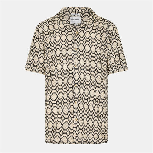 Threadbare - Men's Short-Sleeve Patterned Shirt