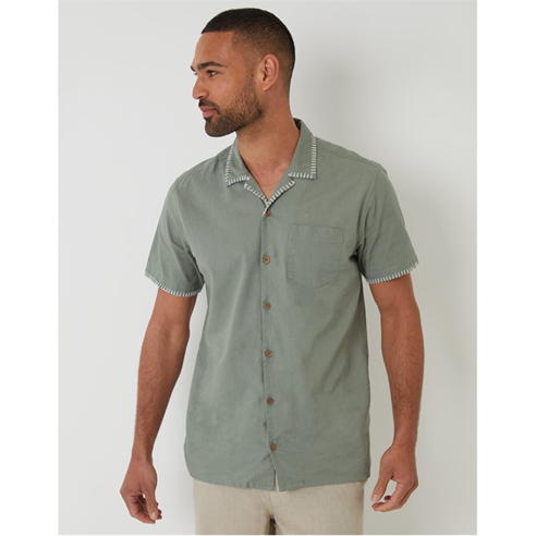 Threadbare - Burnley Short-Sleeve Patterned Shirt