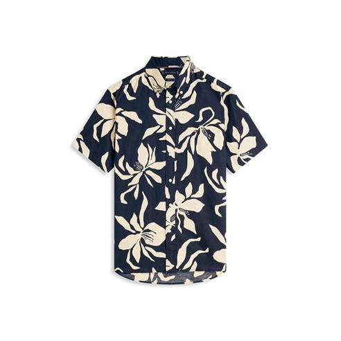 Tommy Hilfiger - Men's Patterned Short Sleeve Shirt