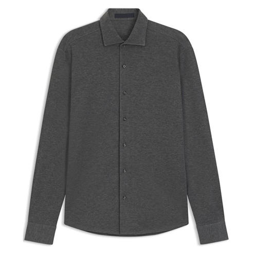 Boss - Men's Rudy Double Breasted Lyocell Long Sleeve Slim Fit Shirt