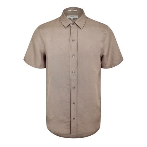 Jack Wills - Men's Short Sleeve Plain Shirt
