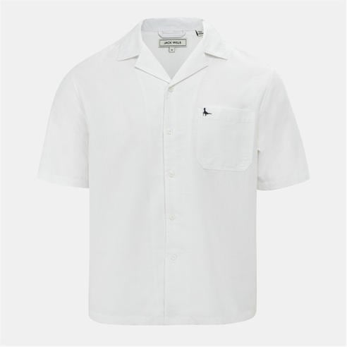 Jack Wills - Men's Patterned Short Sleeve Shirt