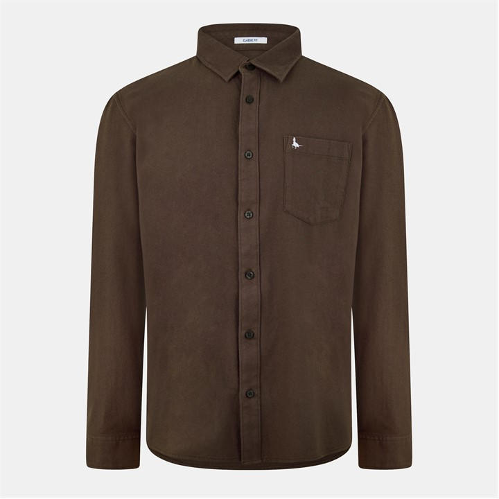 JACK WILLS PLAIN FLANNEL SHIRT MEN