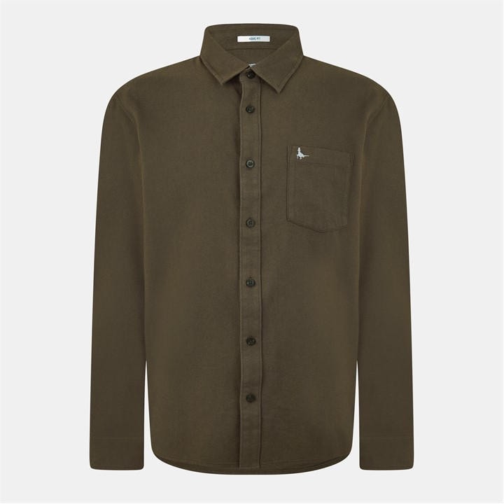 JACK WILLS PLAIN FLANNEL SHIRT MEN