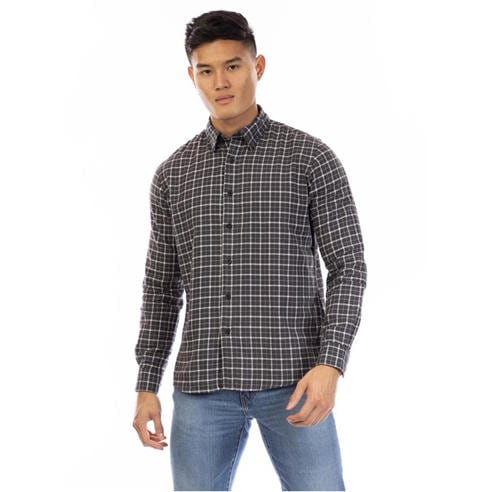 Peter Werth - Men's Kiplin Long Sleeve Plain Shirt