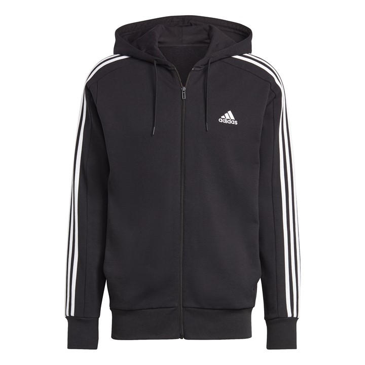 ADIDAS ORIGINALS ESSENTIALS FRENCH TERRY 3-STRIPES ZIP HOODIE MEN